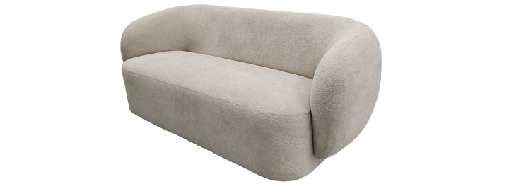 Smooth 3 Seater Fabric Sofa