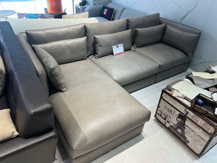 Manhattan L Shape Leather Sofa