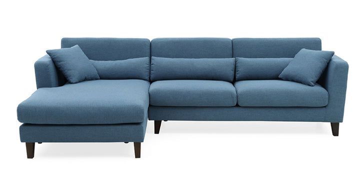 Nicole L Shape Fabric Sofa