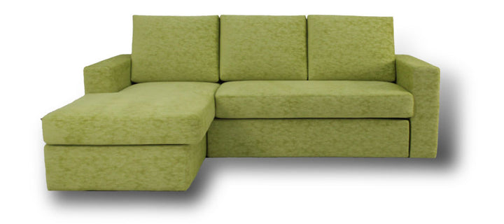 Madrid L Shape Fabric Sofa Bed