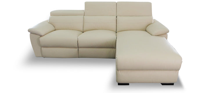 Ozzy L Shape Leather Sofa